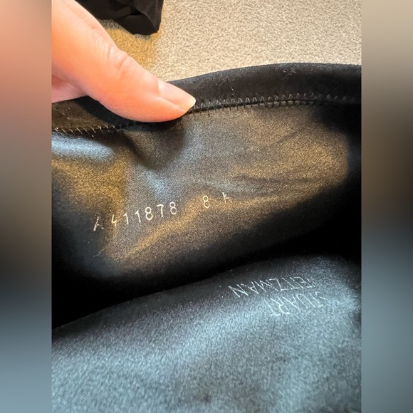 Stuart Weitzman Black Tieland Boot Size 8 - Picture 6 of 8